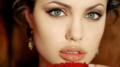 Eyes woman Angelina Jolie