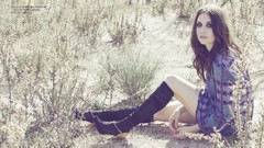 Eyes woman April Actress brunettes alison brie high heels