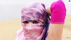 Eyes woman Arab hijab