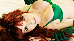 Eyes woman beds lingerie models susan coffey redheads boobs