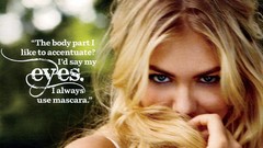 Eyes woman blondes blue eyes models hair in face