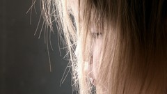 Eyes woman blondes long hair