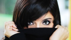 Eyes woman brunettes