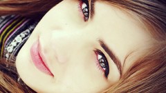 Eyes woman brunettes