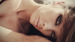 Eyes woman brunettes models