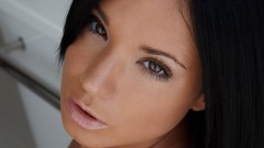 Eyes woman brunettes models Ashley Bulgari