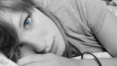 Eyes woman brunettes models panties teen portraits selective 