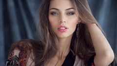 Eyes woman brunettes Valentina Kolesnikova
