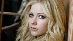 Eyes woman Celebrity Avril Lavigne faces blondes singers