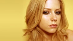 Eyes woman Celebrity Avril Lavigne faces blondes singers