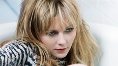 Eyes woman Celebrity Kirsten Dunst faces Actress blondes