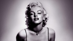 Eyes woman Celebrity Marilyn Monroe faces monochrome models 