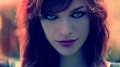 Eyes woman Celebrity Milla Jovovich Actress