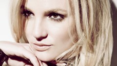 Eyes woman close-up Britney Spears faces blondes long hair 