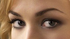 Eyes woman close-up Celebrity Actress yvonne strahovski