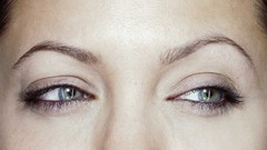 Eyes woman close-up Celebrity Angelina Jolie Actress