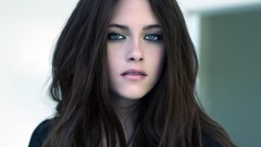 Eyes woman close-up Celebrity Kristen Stewart faces Actress 