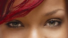 Eyes woman close-up Celebrity rihanna singers black people