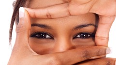 Eyes woman close-up faces