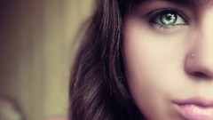 Eyes woman close-up faces