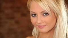 Eyes woman close-up faces blondes blue eyes portraits Annely 