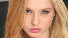 Eyes woman close-up faces blondes blue eyes ukrainian Agila A