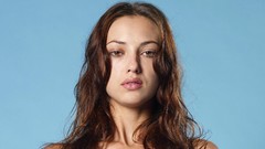 Eyes woman close-up faces brown eyes brunettes anna sbitnaya 