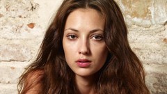 Eyes woman close-up faces brown eyes brunettes anna sbitnaya 