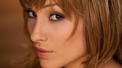 Eyes woman close-up faces brunettes models