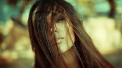 Eyes woman close-up faces brunettes Natasha Natali Danish