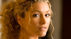 Eyes woman close-up faces curly hair Heather Vandeven