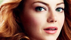Eyes woman close-up faces green eyes emma stone redheads