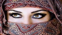 Eyes woman close-up Islam faces Culture Muslim hijab niqab