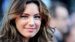 Eyes woman close-up Kelly Brook faces brunettes