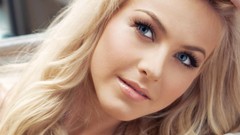 Eyes woman close-up lips faces blondes julianne hough