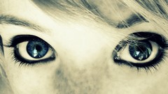 Eyes woman close-up young teen