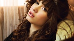 Eyes woman demi lovato brunettes bangs