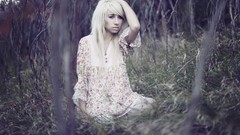 Eyes woman dress blondes Cassie Sue