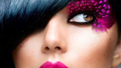 Eyes woman eye brown eyes black hair