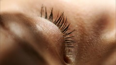 Eyes woman eyelashes close-up
