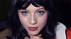 Eyes woman eyelashes close-up brunettes michelle trachtenberg