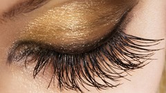 Eyes woman eyelashes eye shadow