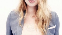 Eyes woman faces Actress blondes blue eyes Freya Mavor