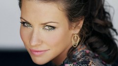 Eyes woman faces Actress brunettes evangeline lilly