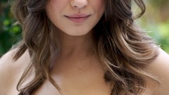 Eyes woman faces Actress brunettes mila kunis portraits