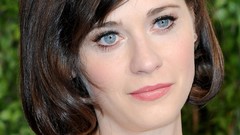 Eyes woman faces Actress brunettes zooey deschanel