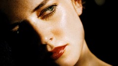 Eyes woman faces Actress Eva Green