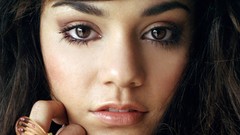 Eyes woman faces Actress vanessa hudgens brown eyes brunettes 