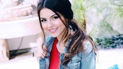 Eyes woman faces Actress victoria justice smiling brunettes 