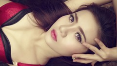 Eyes woman faces asians